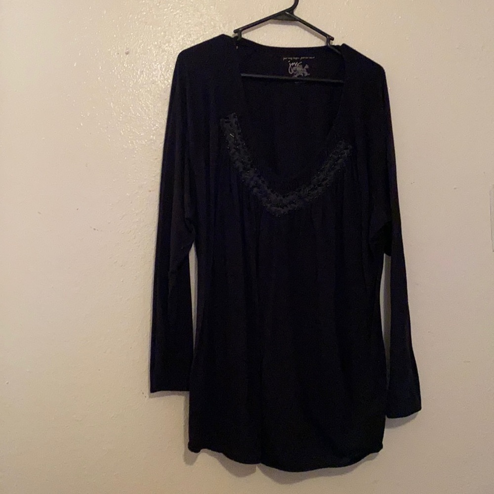 Black dress shirt